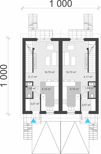 План 2 этажа дома BHH-8922-47 План 2 этажа дома BHH-8922-47
