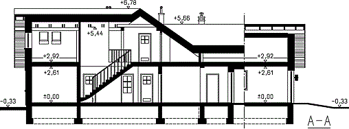 Фасад дома EDE-3266-12 Фасад дома EDE-3266-12