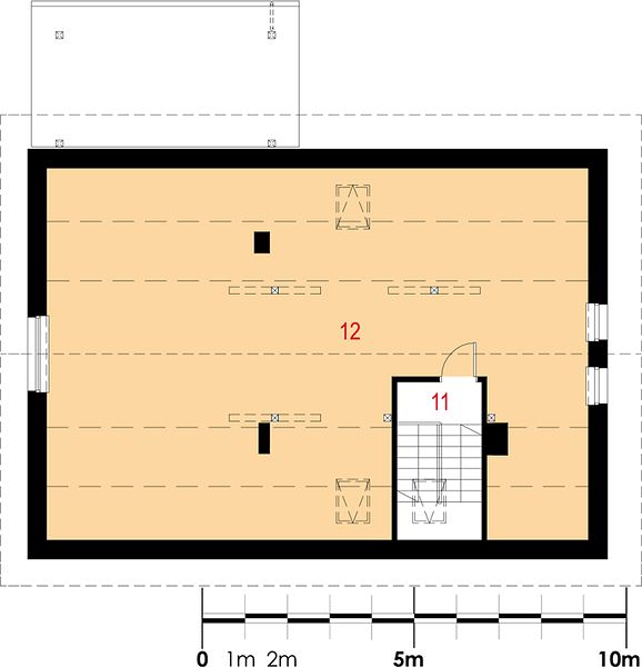 План 2 этажа дома AAH-6269-78 План 2 этажа дома AAH-6269-78