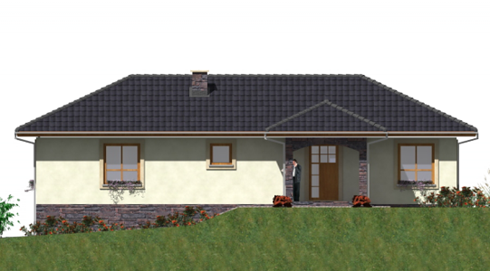 Фасад дома AFH-8585-32 Фасад дома AFH-8585-32