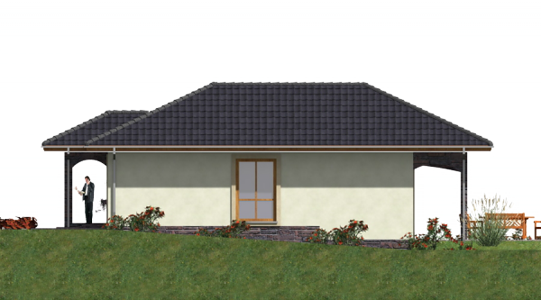 Фасад дома AFH-8585-32 Фасад дома AFH-8585-32