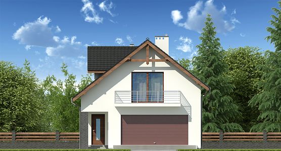 Фасад дома CDH-2318-81 Фасад дома CDH-2318-81
