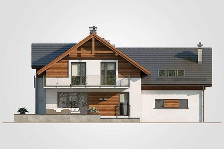 Фасад дома EHK-2564-69 Фасад дома EHK-2564-69