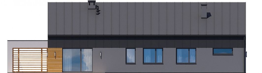 Фасад дома ADB-1494-34 Фасад дома ADB-1494-34