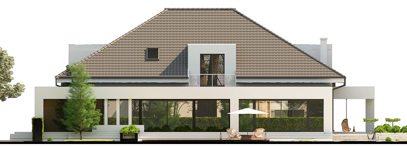 Фасад дома AHG-8976-92 Фасад дома AHG-8976-92