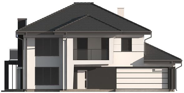 Фасад дома HCD-8539-69 Фасад дома HCD-8539-69